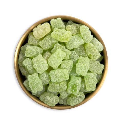 Lolli and Pops Bulk LOYALTY L&P Sour Green Apple Gummy Bears (4oz)