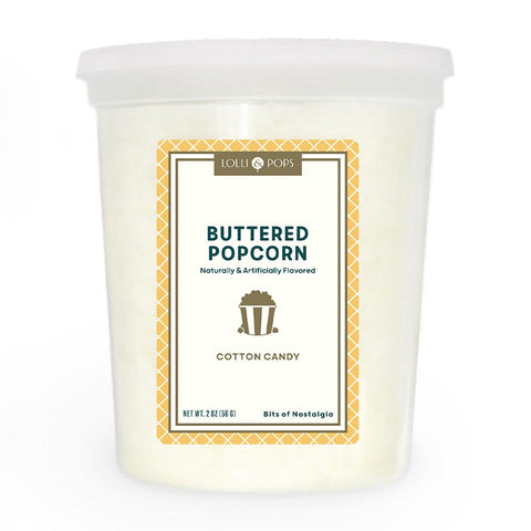 Lolli & Pops L&P Collection Buttered Popcorn Cotton Candy