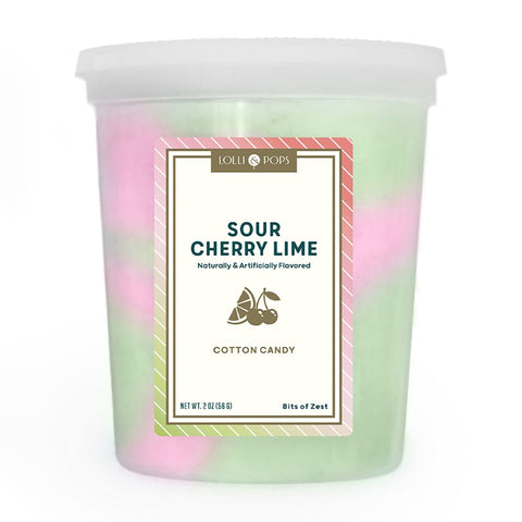 Lolli & Pops L&P Collection Sour Cherry Lime Cotton Candy