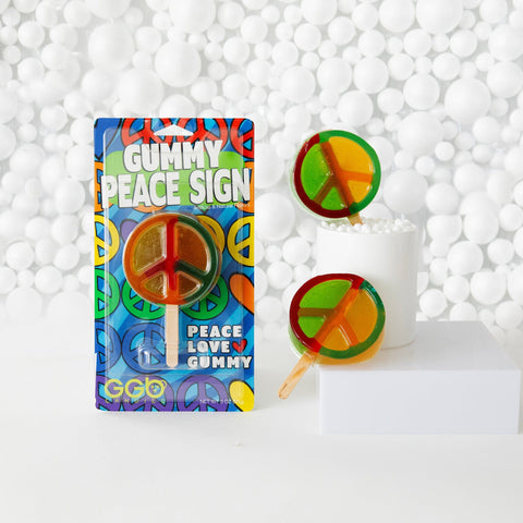 Lolli & Pops Novelty Giant Gummy Peace Sign