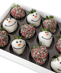 5th Avenue Case Festive Snowman Belgian Chocolate Covered Strawberries