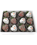 5th Avenue Case Festive Snowman Belgian Chocolate Covered Strawberries