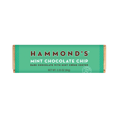 Mint Chocolate Chip Dark Chocolate Bar