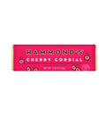 A packaged candy bar of Hammond's Cherry Cordial on a plain white background.