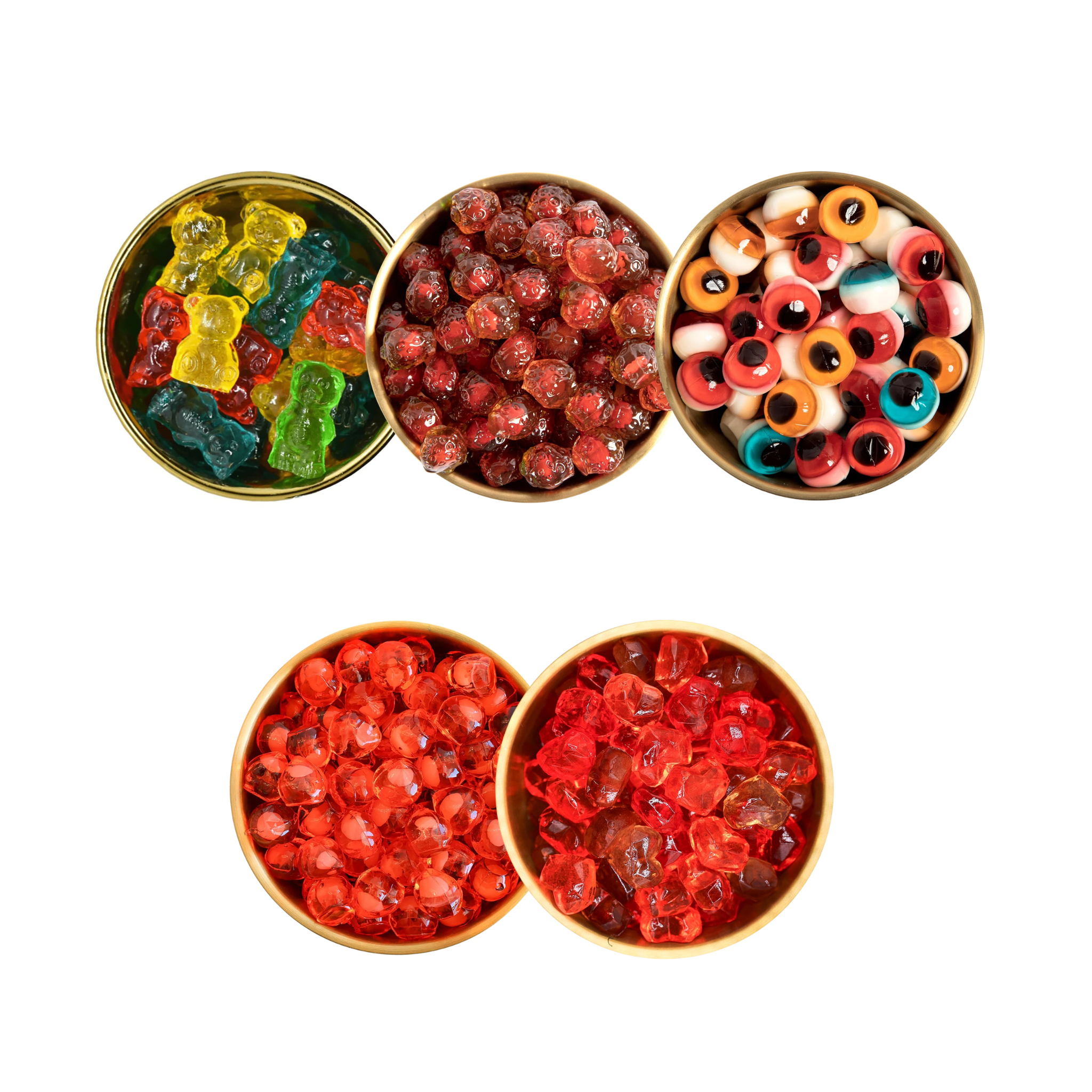 4D Gummy Sampler Bundle - 5 Popular Shapes | Lolli and Pops