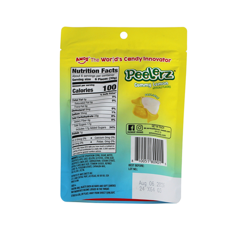 back of peelerz candy