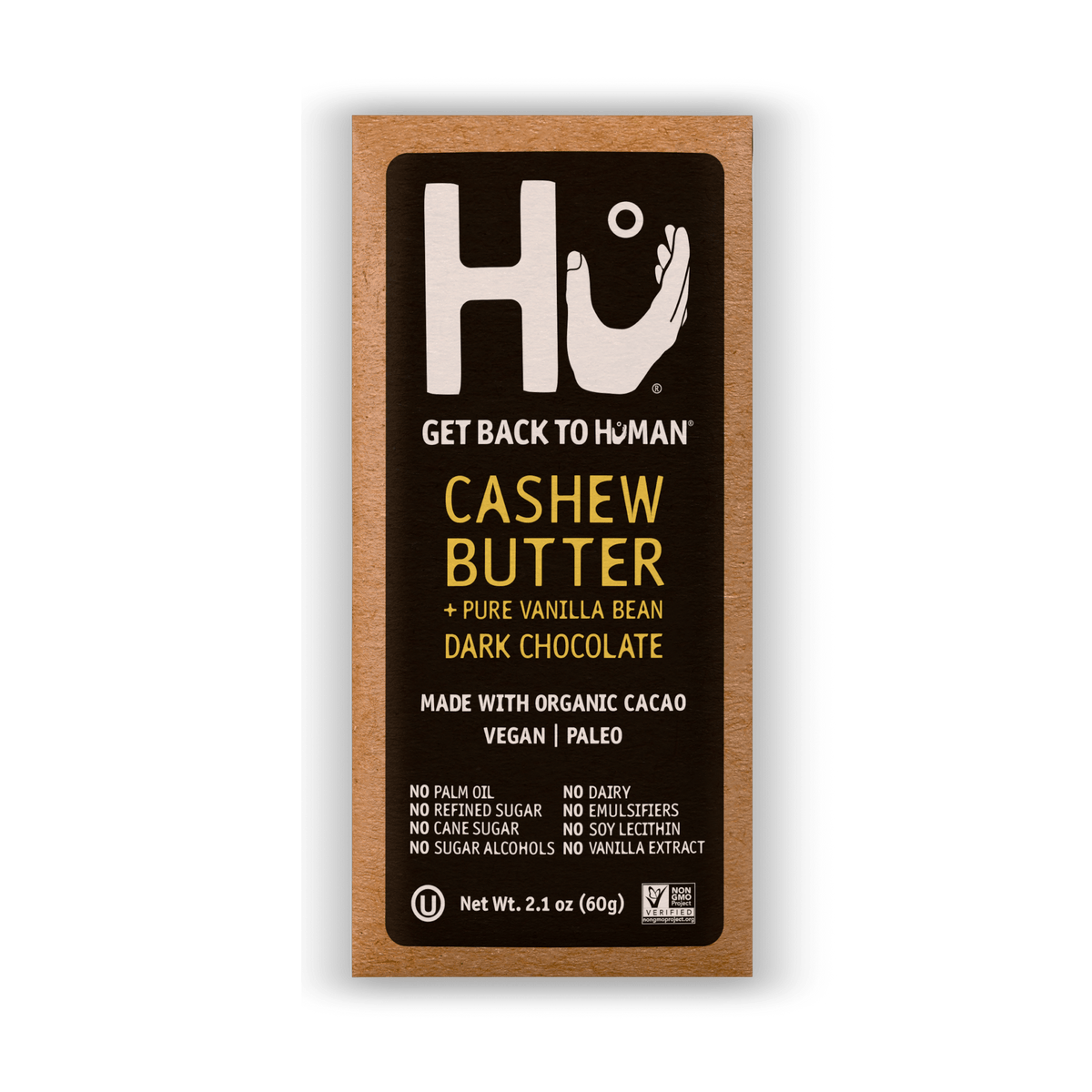 Lolli and Pops Better For You Hu Organic Cashew Butter &amp; Van Chocolate Bar