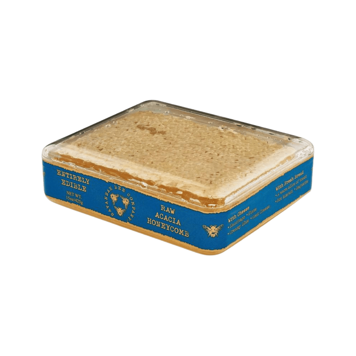 Lolli and Pops Better For You Savannah Bee Company Acacia Honeycomb Tray