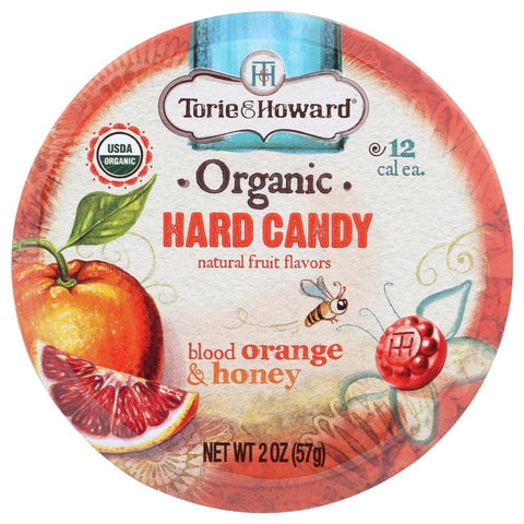 Lolli and Pops Better For You Torie & Howard Blood Orange & Honey Candy Tin