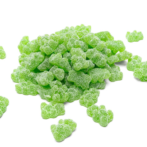 Lolli and Pops Bulk Gummy Candy L&P Sour Green Apple Gummy Bears