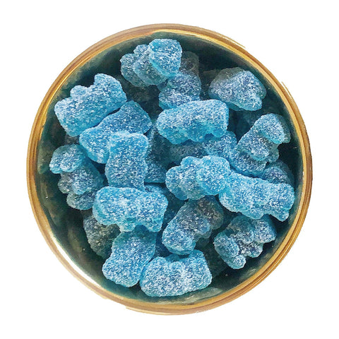 Sour Blue Raspberry Gummy Bears | Lolli and Pops
