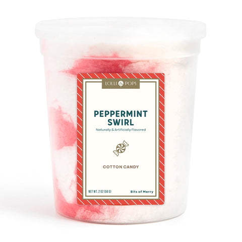 Lolli and Pops Catalog Peppermint Swirl Cotton Candy