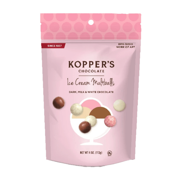 Koppers Ice Cream Malt Balls Lolli and Pops