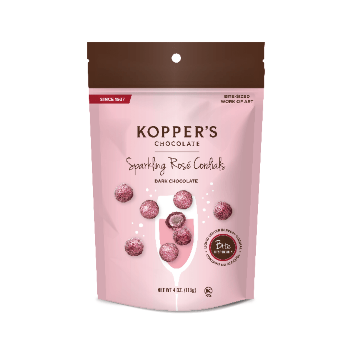 Lolli and Pops Classic Koppers Rosé Cordials Bag