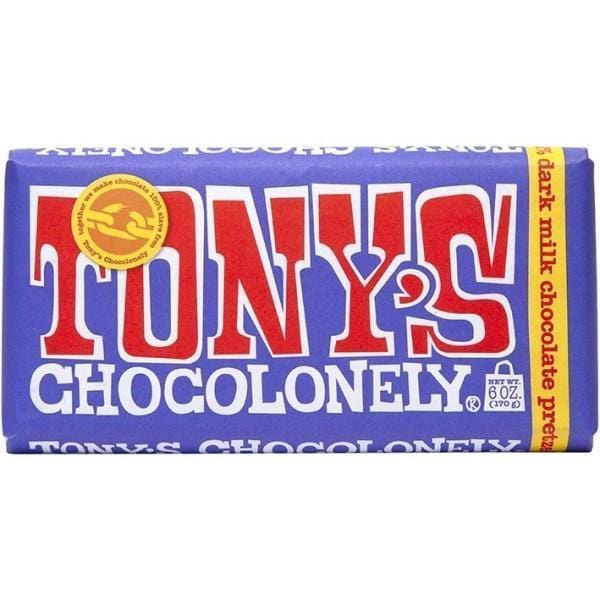 Lolli and Pops Classic Tony&#39;s Dark Milk Pretzel Toffee 42% Bar