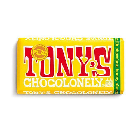 Lolli and Pops Classic Tony's Milk Honey Almond Nougat 32% Bar