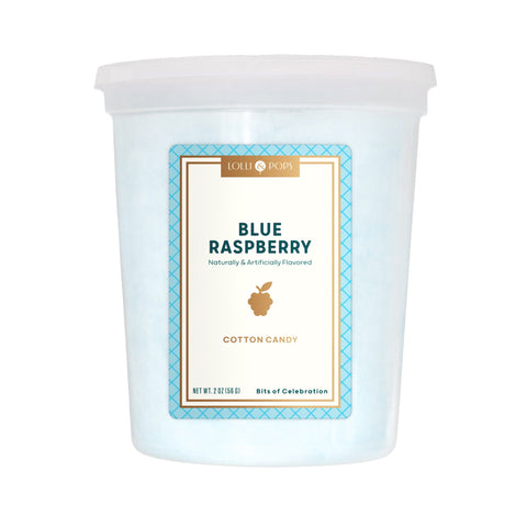 Lolli and Pops Cotton Candy Blue Raspberry Cotton Candy