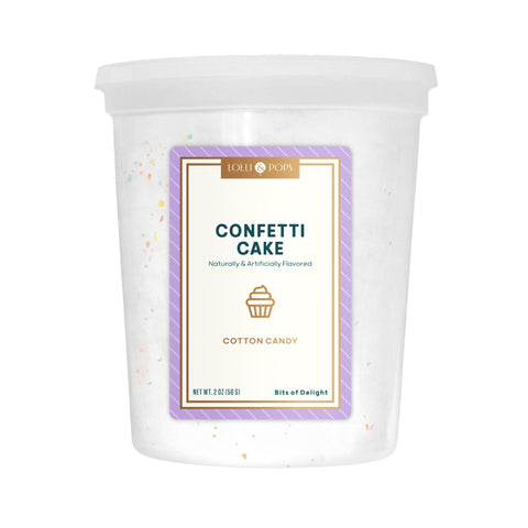 Lolli and Pops Cotton Candy Confetti Cake Cotton Candy