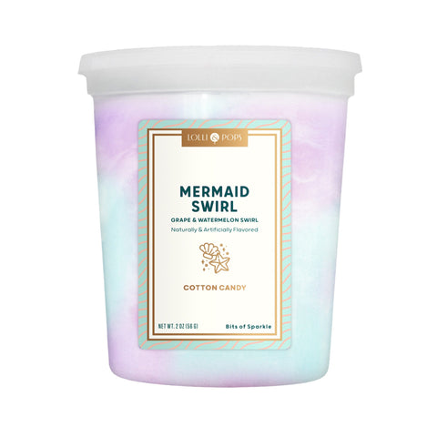 Lolli and Pops Cotton Candy Mermaid Swirl Cotton Candy