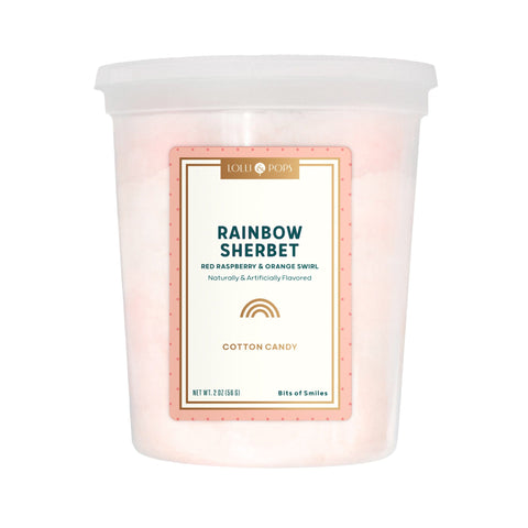 Lolli and Pops Cotton Candy Rainbow Sherbet Cotton Candy