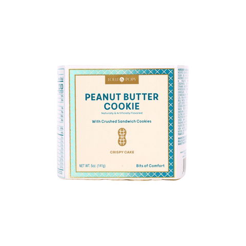 Lolli and Pops Crispy Cakes Peanut Butter Cookie Crispy Cake