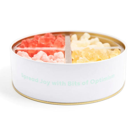 Lolli and Pops Gift Tins Cheers Champagne Flavored Gummy Bears Tin