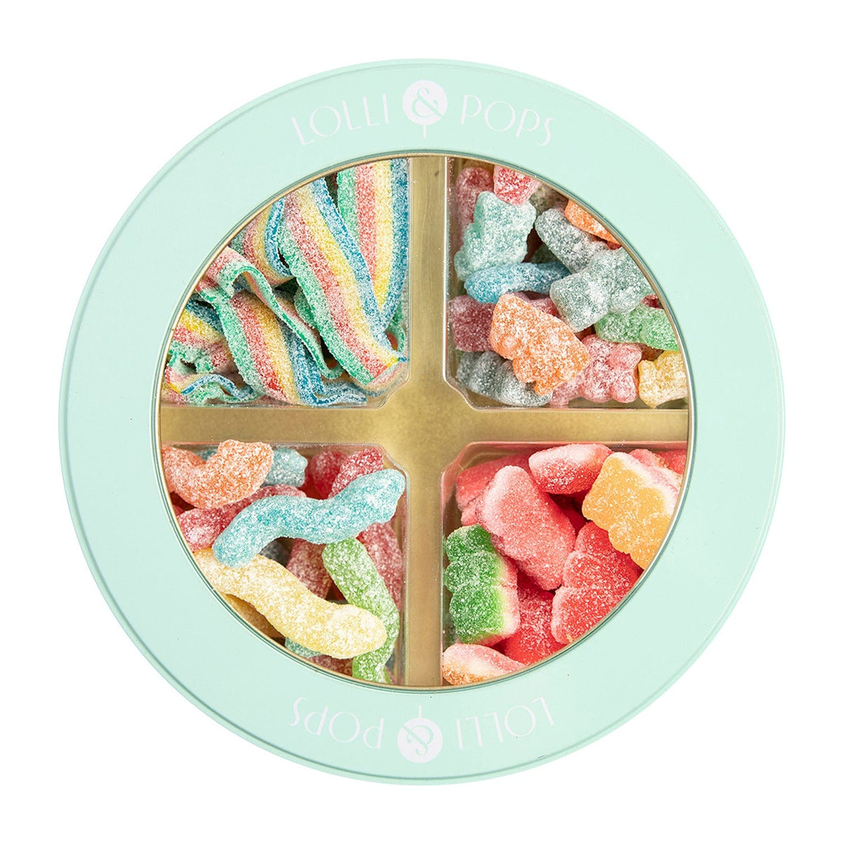 Lolli and Pops Gift Tins Super Sour Gummies Tin