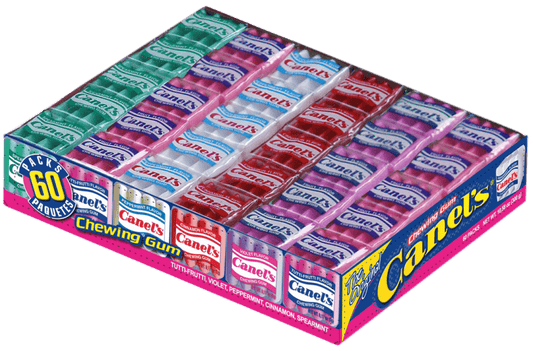 Lolli and Pops International Canel's Original Flavors Gum Tray