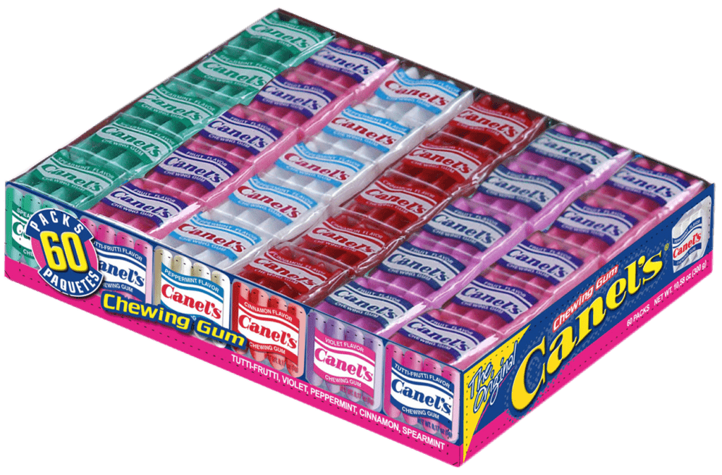 Lolli and Pops International Canel&#39;s Original Flavors Gum Tray