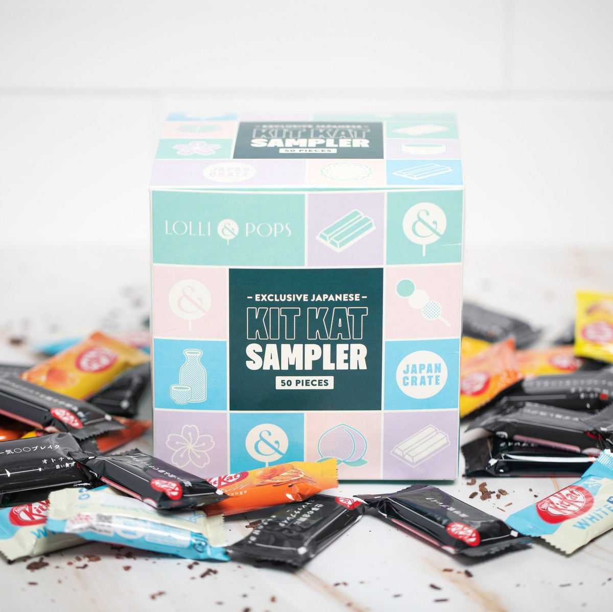 Lolli and Pops International Japan Crate x L&amp;P | 50 Piece Japanese Kit-Kat Sampler Box