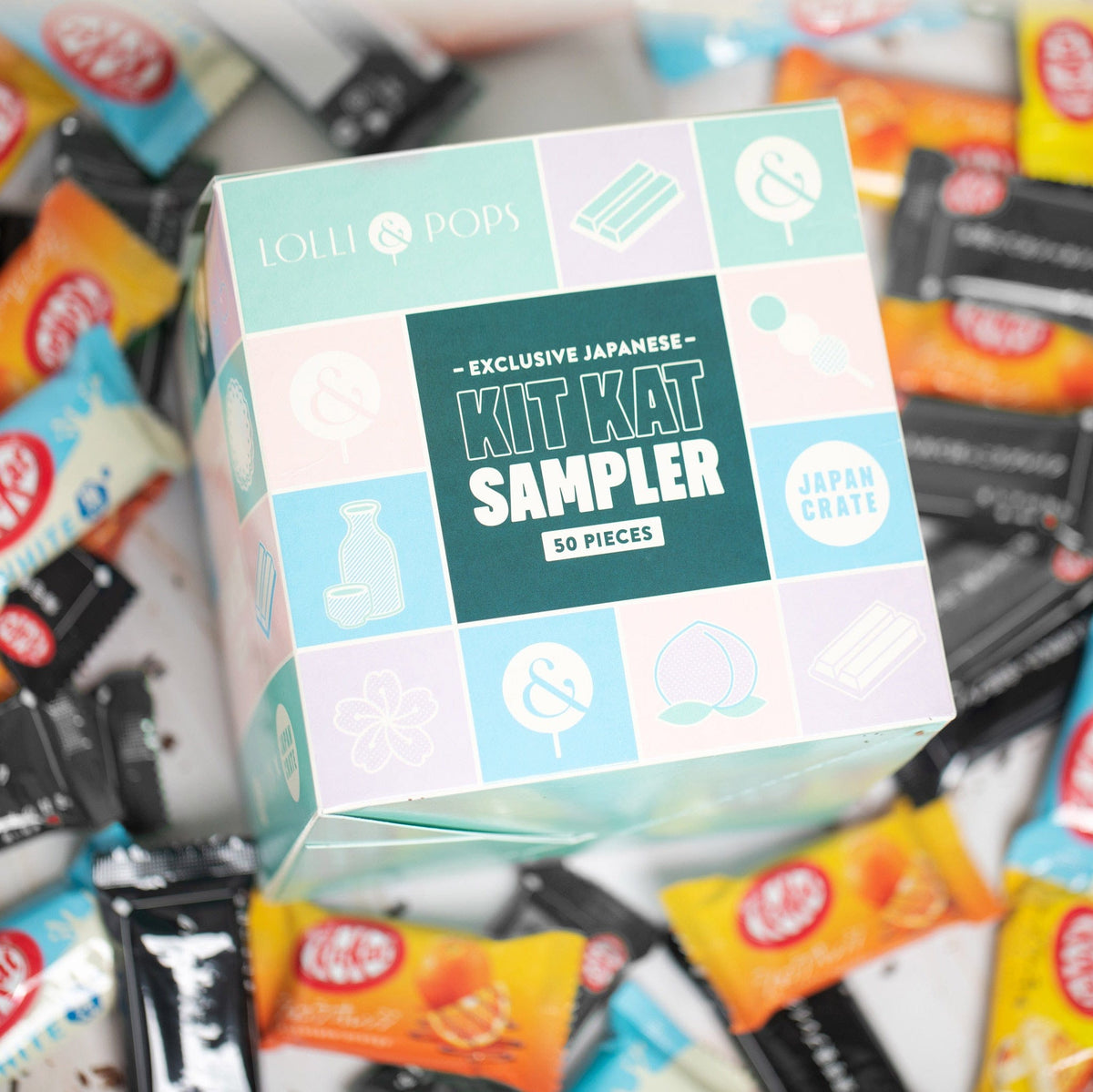 Lolli and Pops International Japan Crate x L&amp;P | 50 Piece Japanese Kit-Kat Sampler Box