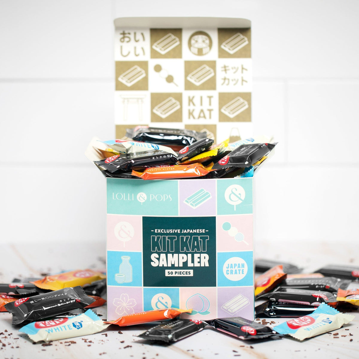 Lolli and Pops International Japan Crate x L&amp;P | 50 Piece Japanese Kit-Kat Sampler Box