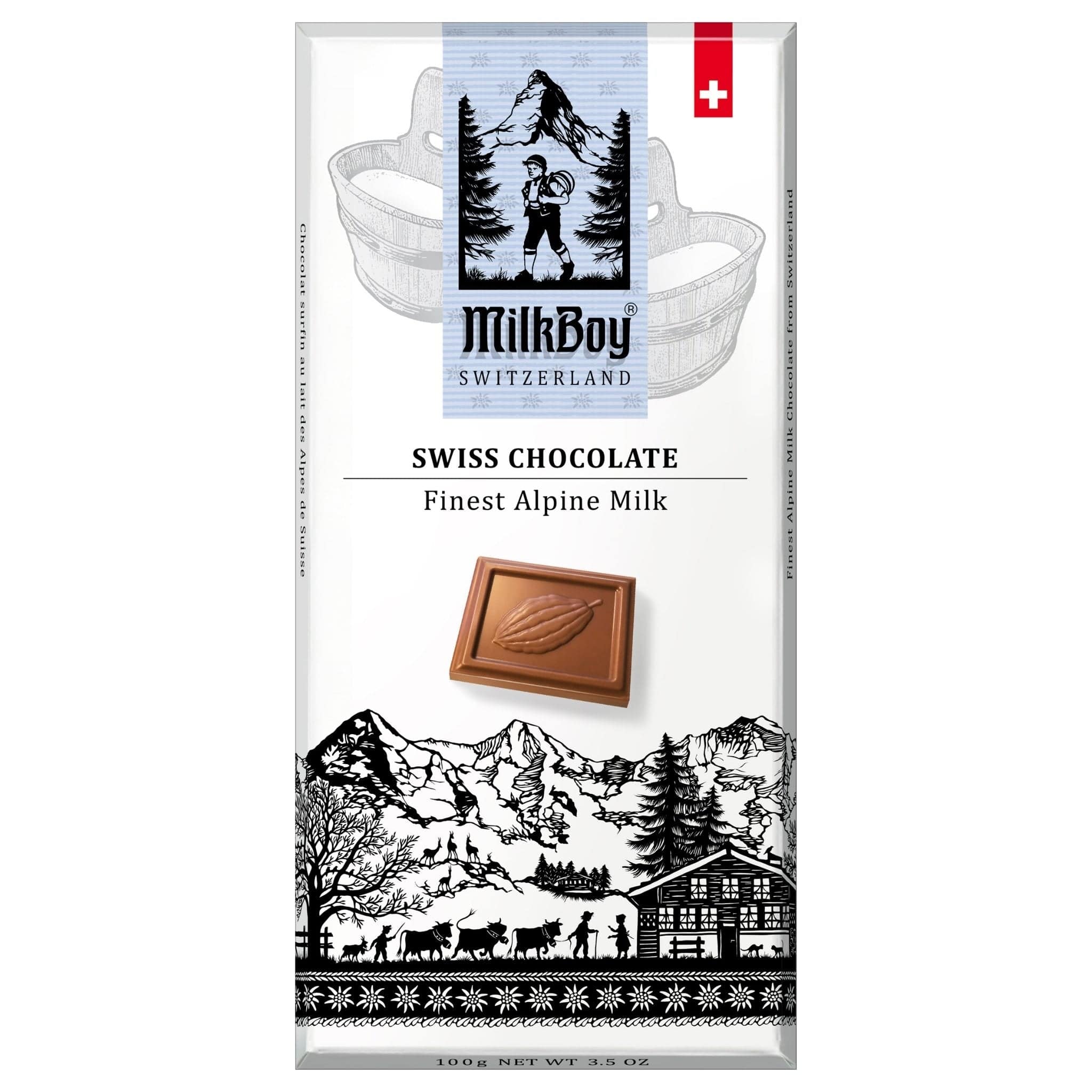 MilkBoy Swiss Milk Chocolate Bar - Lolli and Pops