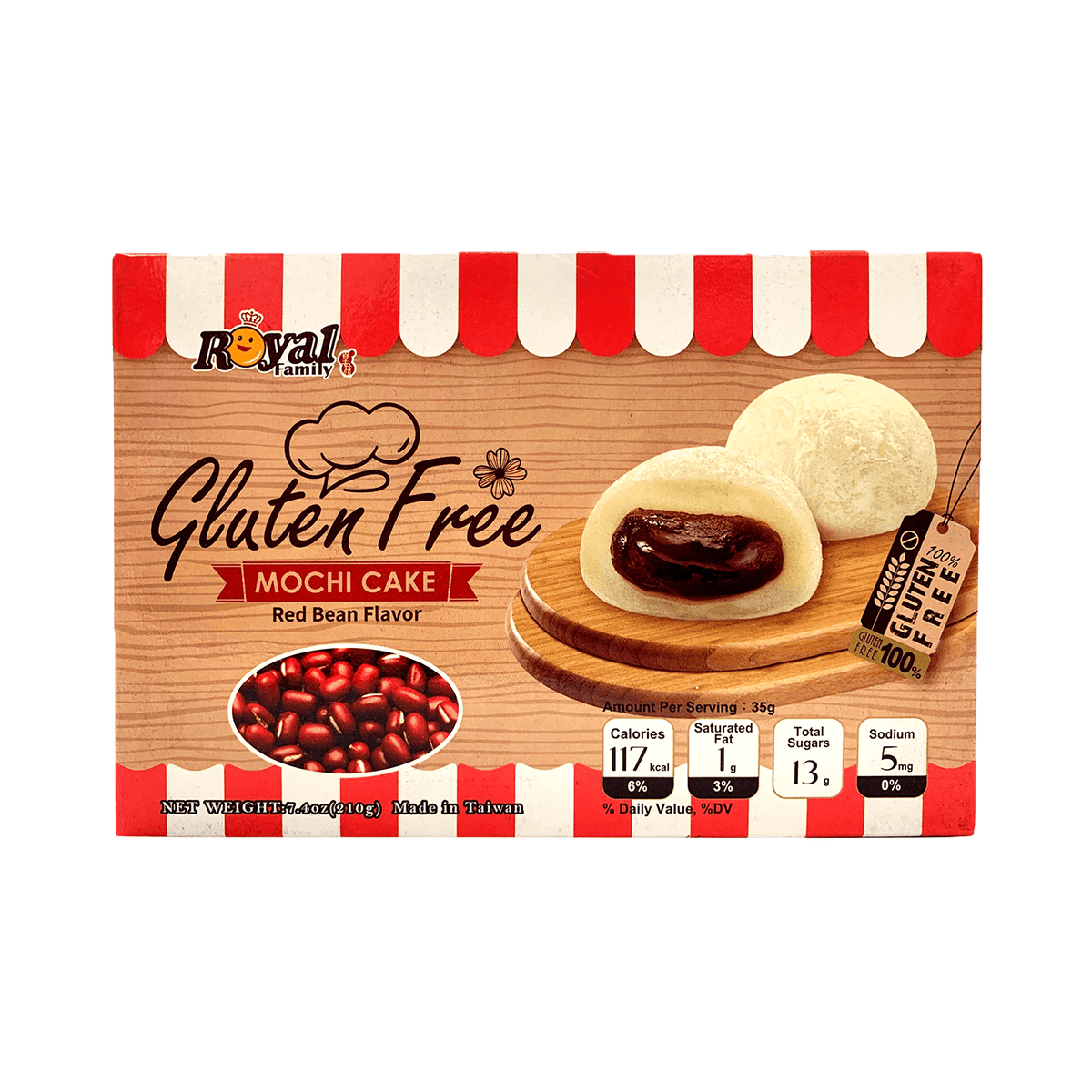 Lolli and Pops International Royal Family Red Bean Mochi Gluten Free