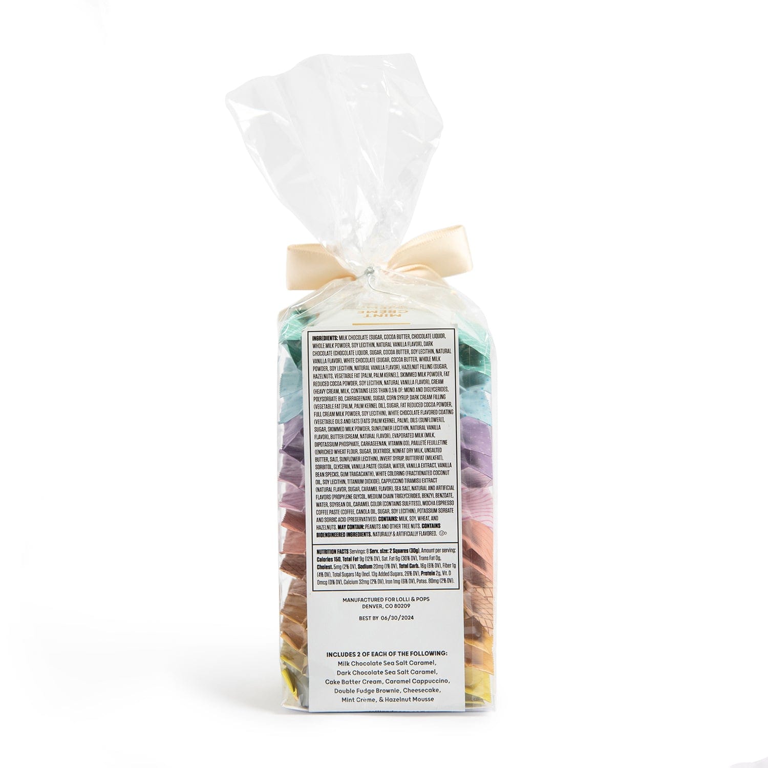 16 Piece Chocolate Tile Bag - Gourmet Sampler | Lolli and Pops
