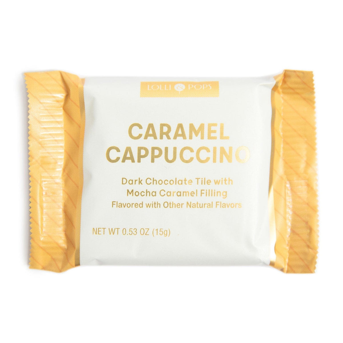 Lolli and Pops L&amp;P Collection Caramel Cappuccino Dark Chocolate Tile
