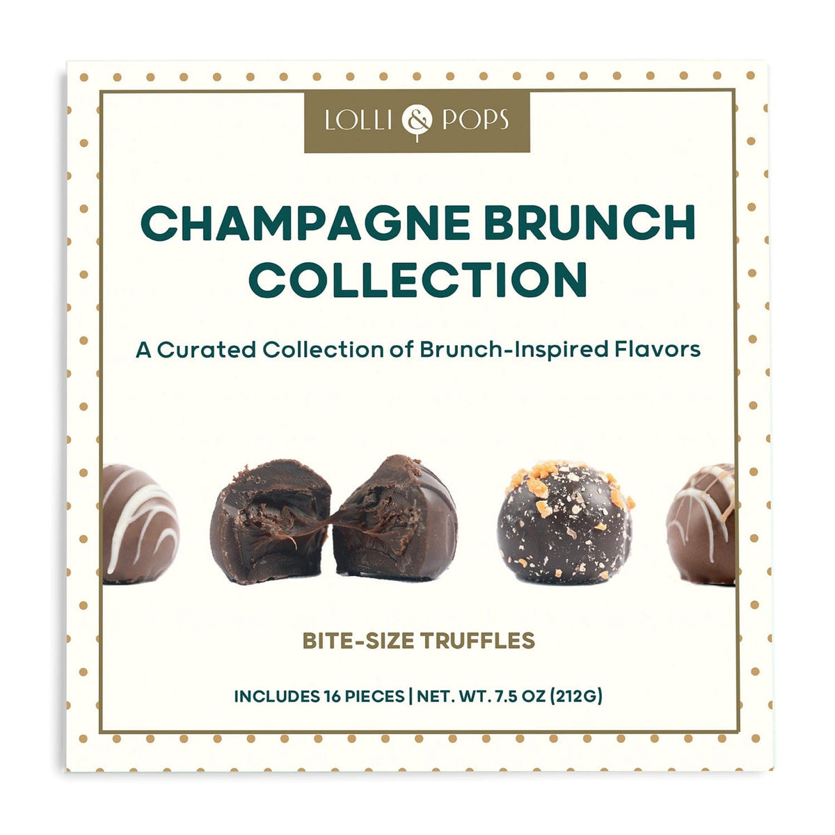 Lolli and Pops L&amp;P Collection Champagne Brunch 16 Piece Truffle Collection