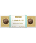 Pack of milk chocolate truffles with Lollipops branding on a white background