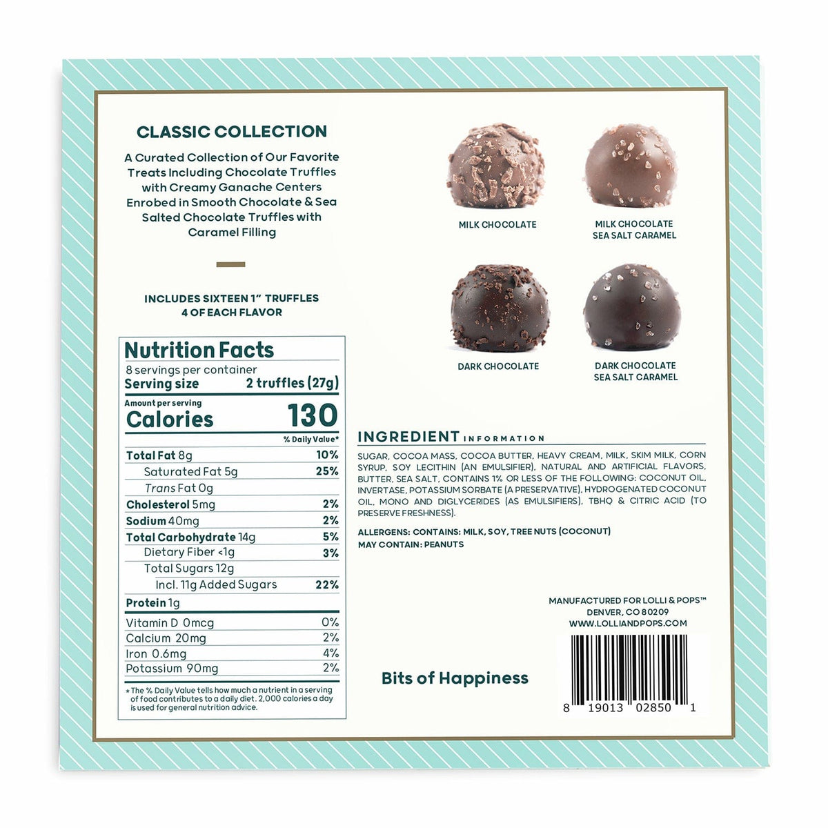 Lolli and Pops L&amp;P Collection Classic 16 Piece Truffle Collection