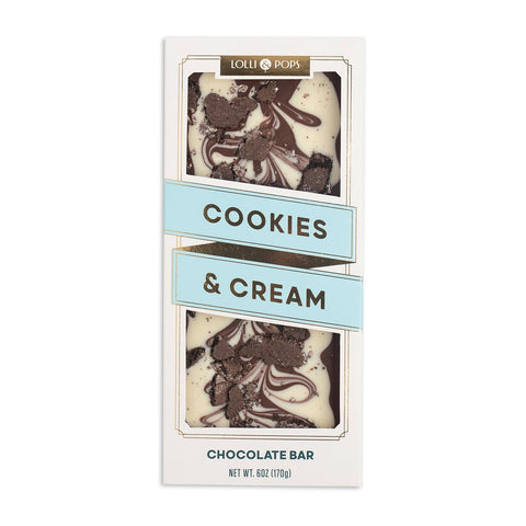 Lolli and Pops L&P Collection Cookies & Cream Topp'd Bar