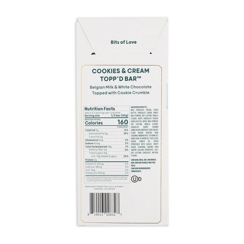 Cookies & Cream Topp'd Bar