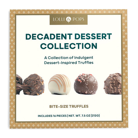 Lolli and Pops L&P Collection Decadent Dessert 16 Piece Truffle Collection