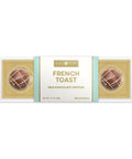 Box of French Toast milk chocolate truffles with Lolly & Pop's branding on a white background