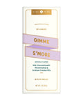 Lolli & Pop's milk chocolate bar packaging with 'Gimme S'more' text on a white background