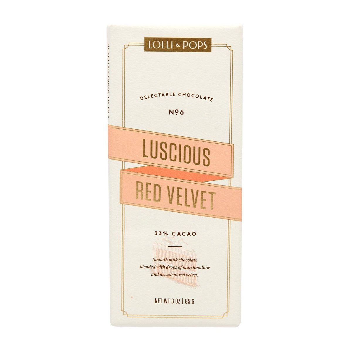 Lolli and Pops L&amp;P Collection Luscious Red Velvet Signature Bar