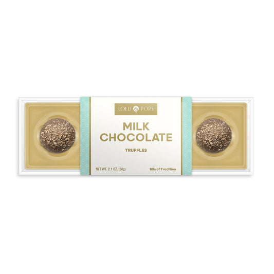 Lolli and Pops L&P Collection Milk Chocolate Truffle 4 Piece