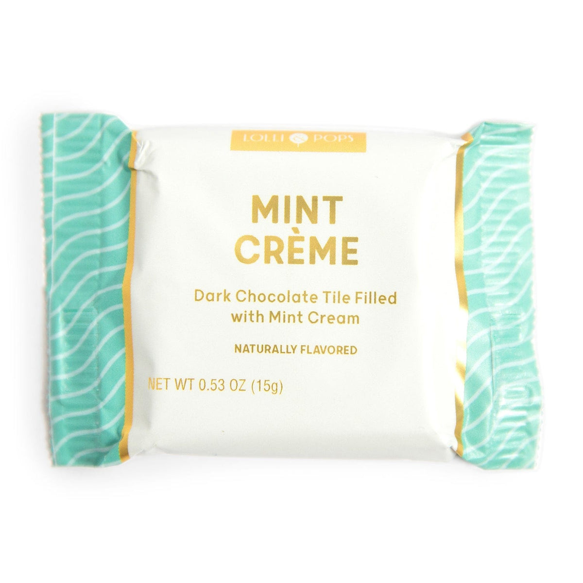 Lolli and Pops L&amp;P Collection Mint Crème Dark Chocolate Tile