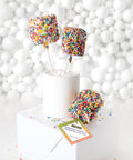 Lolli and Pops L&P Collection Rainbow Confetti Marshmallow Pop