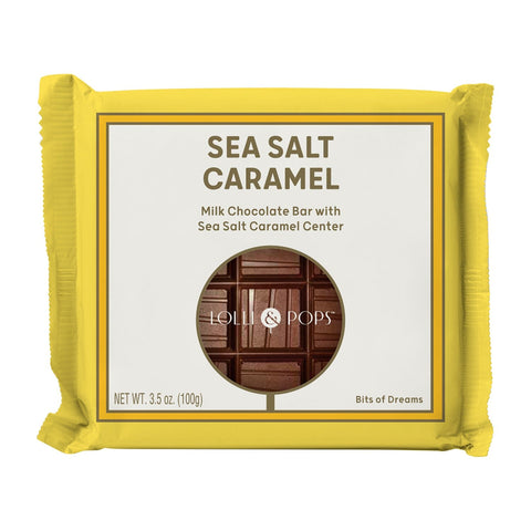 Lolli and Pops L&P Collection Sea Salt Caramel Chocolate Bar