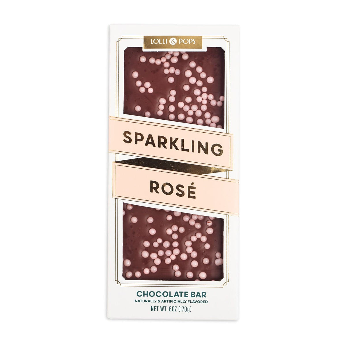 Lolli and Pops L&amp;P Collection Sparkling Rose Topp&#39;d Bar